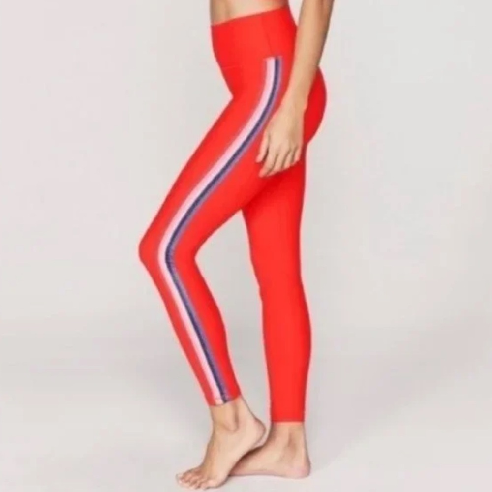 NEW Spiritual Gangster Shimmer Stripped High Waist Leggings (size S)